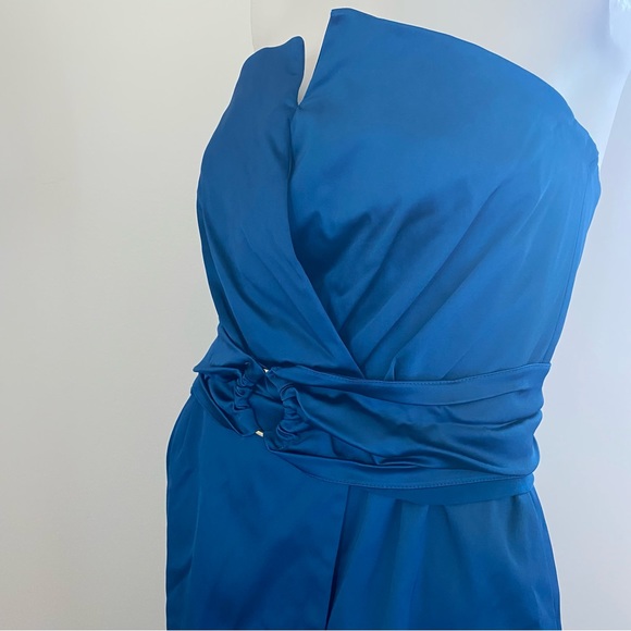 REISS Verdia Cocktail Satin Dress - Picture 3 of 10